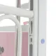 Кровать механическая детская Med-Mos DM-0124 (ABS) белый